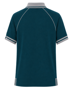 Camiseta Polo Personalizada para Hombre en Color Gris Azulado Intenso, Ropa Deportiva Informal, Transpirable, de Manga Corta, Mezcla de Algodón - Product Image 2