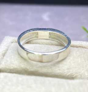 แหวนแทนซาไนต์ธรรมชาติ เงินแท้ 925 หรือทองคำแท้ แหวนแต่งงานทรงเจ้าหญิง แทนซาไนต์ทรงปรินเซสคัท เครื่องประดับประจำเดือนธันวาคม - Product Image 2