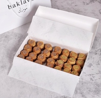 Emballage en boîte en papier écologique pour articles de boulangerie et sushis pour la restauration : crêpes, gâteaux, beignets, truffes au chocolat, brownies, biscuits