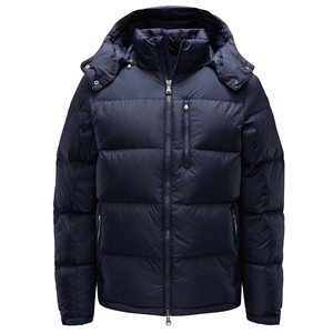 Veste d'hiver unisexe personnalisée, épaisse, de haute qualité, imperméable, coupe-vent, respirante, écologique, avec col montant et capuche - Product Image 1