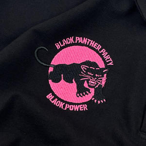 เสื้อโปโลสีดำเรียบแบบสั่งทำพิเศษสำหรับผู้ชาย ทรงหลวมใหญ่พิเศษ น้ำหนัก 250 กรัม - Product Image 4
