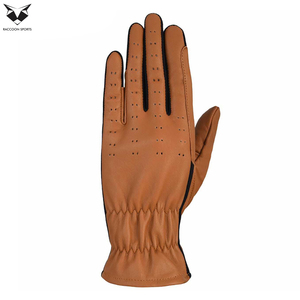 Guantes de Montar a Caballo Ligeros de Cuero Genuino de la Mejor Calidad, Talla L, Guantes de Protección para las Manos - Product Image 4
