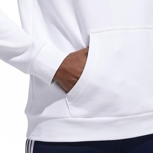 Sweat-shirt à capuche vert pour homme, coupe classique, en molleton de coton, décontracté, couleur unie, avec poche, pour l'automne et l'hiver - Product Image 6