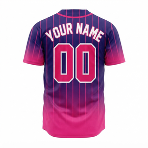 Maillot de baseball boutonné respirant, chemise de sport athlétique légère, uniforme d'équipe, tenue décontractée performante à prix abordable - Product Image 2