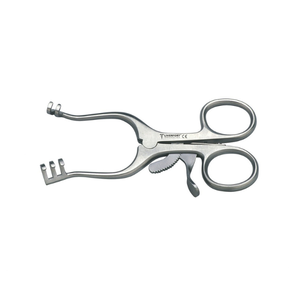 Rétracteur Weitlaner S/R de haute qualité pour bébé, 11,5 cm, 2x3 pointes émoussées Micro Neuro, instrument chirurgical en acier allemand pour chirurgie plastique - Product Image 1