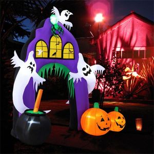 9 Feet Halloween Inflatable Archway Outdoor Holiday Yard Decorations for Festive Spooky Ambience - Product Image 6