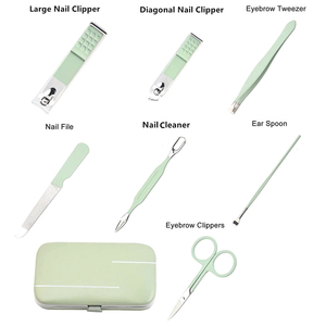 Kit professionnel de manucure et pédicure 9-en-1 en acier inoxydable - Product Image 3