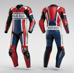 Traje de Motocicleta con Paneles Elásticos Reforzados con Aramida |   2026 Technical Race-Spec |   Fibra de Alta Tenacidad Personalizada - Product Image 3