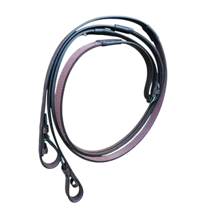 Bridon Cavesson Anglais ADIBA OVERSEAS de Haute Qualité avec Muserolle et Frontal Rembourrés, Boucles en Acier Inoxydable, Reins en Cuir, Logo Personnalisé, Taille Personnalisable - Product Image 6