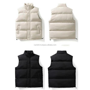 Winter Warm Thickened Quilted Puffer Vest for Outdoor Travel, Lightweight Sleeveless Insulated Body <b>warmer</b> for <b>Men</b> and Women - Product Image 2