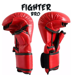 Gants de MMA de luxe en cuir artificiel pour l'entraînement, le sparring et les combats, équipement de Muay Thai et de kickboxing, logo personnalisé, qualité professionnelle - Product Image 4
