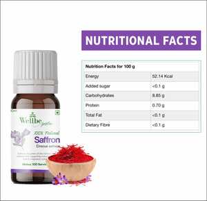 Gouttes d'extrait de safran Wellbe Palm |   Extrait liquide de Crocus Sativus 100% naturel |   Complément alimentaire à base de plantes 10 ml - Product Image 6