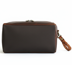 Promotional Cheap Customizable Leather Cosmetic <b>Bag</b> <b>for</b> Bathroom <b>Men</b> Shaving Kit <b>Bag</b> Travel <b>Toiletry</b> <b>Bag</b> <b>for</b> sale - Product Image 2