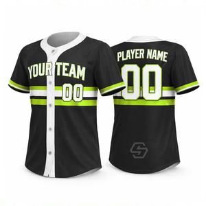 Maillot de baseball personnalisé marron doré, impression par sublimation, unisexe adulte, polyester anti-humidité, manches courtes, nom de l'équipe - Product Image 4