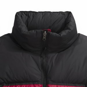 Nouvelles vestes matelassées respirantes à capuche pour hommes, design personnalisé très demandé, de haute qualité, couleur bordeaux avec noir, tendance - Product Image 5
