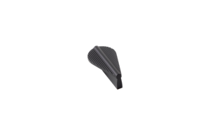 Poignée en aluminium cannelée en forme de toucan, finition PVD Or Rose, PVD Or, Noir Soie, pour quincaillerie de meuble - Product Image 3