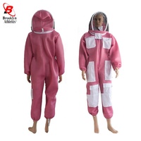 Combinaison de protection apicole en tissu maillé 3 couches 100 % coton, directement de l'usine, avec caractéristiques de sécurité, pour l'extraction du miel