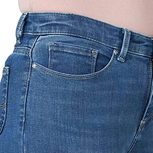UHEZEN WEAR Pantalones Vaqueros para Mujer al por Mayor, Transpirables, Estilo Único, Diseño Personalizado, Ligeros, para Venta en Línea - Product Image 4