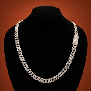 VVS <b>Simulated</b> <b>Diamond</b> Cuban Chain Hip Hop Jewelry Gift - Product Image 1