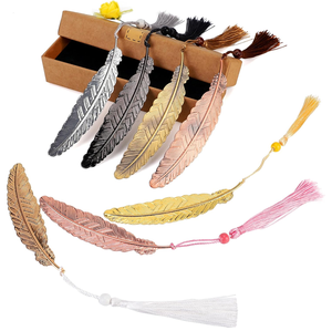 Marcapáginas Metálico con Diseño de Hoja Clásica, Venta Caliente, Plantilla de Latón, Proveedor Mayorista - Product Image 2