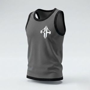 Débardeur pour homme, style décontracté, qualité supérieure, design personnalisé, technique d'impression, matière 100% coton par RIVIAN ATLANTIC - Product Image 4