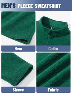 Highly Breathable Thermal <b>Mid</b>-<b>layer</b> Wth Zippered Pockets Jacket Best Quality Sports Wear Clothing 1/4 Zipper Long Sleeve Jacket - Product Image 5