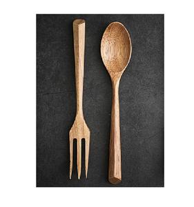 Juego de Utensilios para Ensalada de Madera Ecológicos Más Vendidos, Componentes para Frutas y Alimentos, Servidor de Ensalada, Tamaños/Diseños Personalizables, Aptos para Lavavajillas - Product Image 1