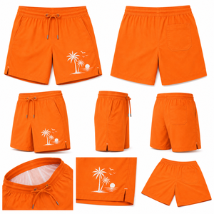 Pantalones Cortos Deportivos de Verano para Hombre, Transpirables, de Secado Rápido, Casuales, para Playa, Ligeros, para Entrenamiento al Aire Libre, con Logotipo Personalizado - Product Image 3