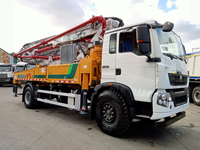 Nouvelle pompe à béton montée sur camion HB37V 37m, équipement de coulage efficace pour la construction, prix d'usine