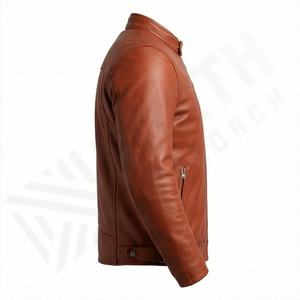 Vêtements pour hommes, design de vêtements de course, vestes de moto à manches longues, équipement de sécurité en cuir de haute qualité, couleur personnalisée - Product Image 3