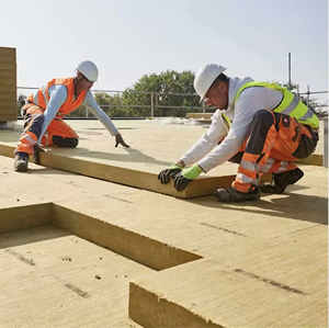 Panneau de laine de roche industrielle HEJ pour <span class=keywords><strong>toiture</strong></span> à pente faible, ignifuge A1, haute densité, hydrofuge, pour <span class=keywords><strong>toiture</strong></span> plate, Energy Star - Product Image 3