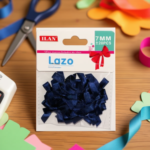Cinta Azul Marino ILAN Lazo de 7 mm para Manualidades y Decoraciones - Product Image 2