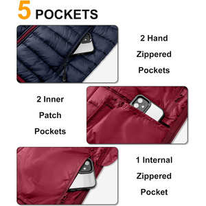Nouveaux gilets matelassés pour hommes, vestes d'équitation décontractées pour l'hiver, vêtements rembourrés, manteaux personnalisés pour hommes - Product Image 5