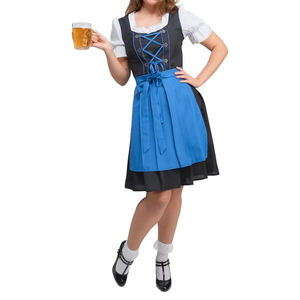 ชุดเดรส Dirndl ดีไซน์ใหม่ล่าสุดปี 2026 ชุดเยอรมันสำหรับเทศกาลอ็อกโทเบอร์เฟสต์ สไตล์บาวาเรียน สวยเก๋สำหรับผู้หญิง คุณภาพพรีเมียม - Product Image 3