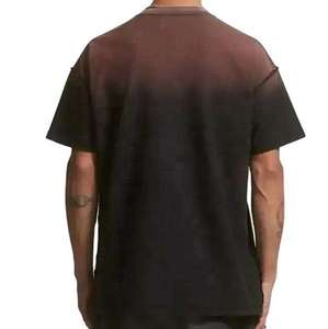 Camiseta Oversize Vintage de Alta Calidad con Efecto Desgastado por el Sol, 250 GSM, Algodón con Lavado Ácido, Estilo Urbano, Costura Simple, Teñida en Prenda, Unissex - Product Image 2