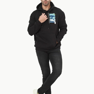 Nouveaux sweats à capuche en molleton thermique 100% coton pour hommes, de haute qualité, pour l'hiver, avec poche, logo personnalisé imprimé, respirant, respectueux de l'environnement - Product Image 5