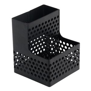 Heavy-Duty Black Wire Mesh Desk <b>Caddy</b> Professional Multi-Compartment Stationery Stand - Product Image 3