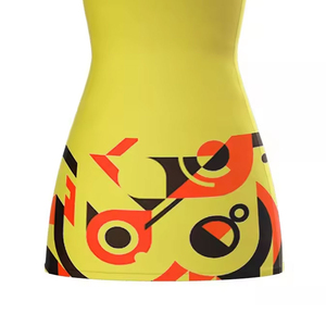 High Quality Anti-Bacterial Nylon Unisex Adult Netball Uniform Design Heat-Transfer Printed <b>Custom</b> Team Name Player Name <b>Dress</b> - Product Image 2