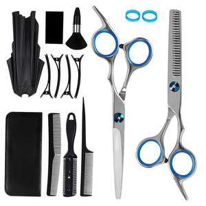 Kit de ciseaux de coiffure professionnels de haute qualité en acier inoxydable pour hommes et femmes, logo personnalisé OEM ODM, outils de salon de coiffure - Product Image 6