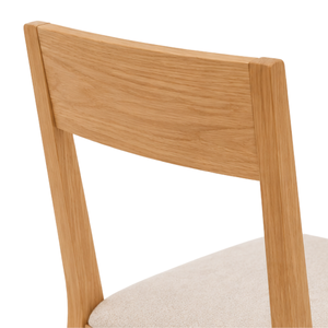 Juego de Comedor ARTERRA Premium Moderno de Madera de Teca, Mesa de Comedor Redonda de Madera y Sillas, Muebles para el Hogar de Estilo Escandinavo Minimalista - Product Image 5