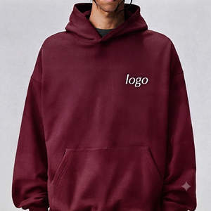Hoodies pour hommes en gros, sans cordon de serrage, impression numérique personnalisée, logo, vêtements épais de haute qualité, logo personnalisé - Product Image 3