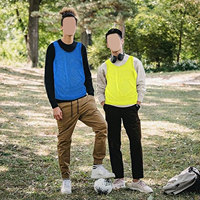 Maillots d'entraînement légers et respirants pour enfants, jeunes et adolescents – Gilets de protection pour le football et le basketball