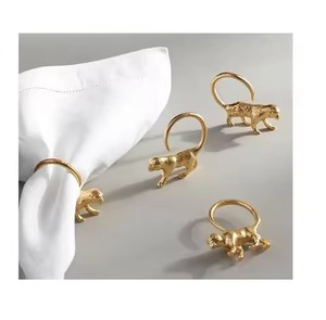 Anillo de Servilleta Metálico Ecológico y Duradero para Arreglos de Mesa, Bodas, Fiestas y Banquetes - Product Image 5