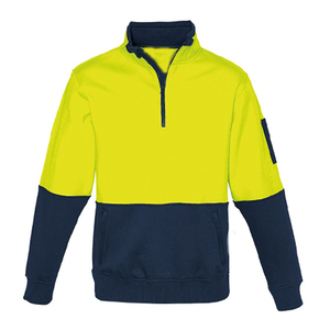 Custom LOGO Construction Working Long Sleeve Hoodie Resistant Work Wear Hi Vi Sweatshirt Hoodie - Product Image 1