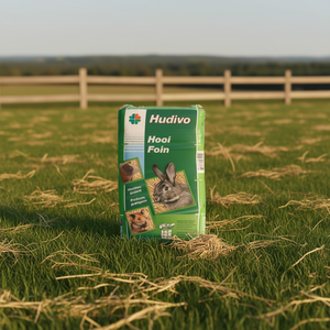 Foin pour lapins Hudivo 1 kg pour petits animaux Alimentation pour animaux de compagnie - Product Image 3