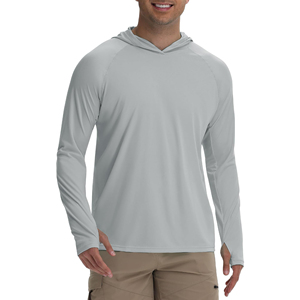 Men’s Sun Protection Hoodie – Lightweight UV Blocking Activewear - Product Image 1
