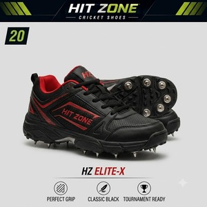 รองเท้าคริกเก็ต HIT ZONE ระดับมืออาชีพ น้ำหนักเบา ทนทาน ตะเข็บคู่ คุณภาพพรีเมียม สำหรับการแข่งขันและการฝึกซ้อม - Product Image 3