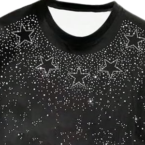 Camiseta de Algodón Grueso de Alta Calidad para Hombre, Diseño de Logotipo Personalizado de Lujo, Camiseta Holgada con Hombros Caídos para Hombre - Product Image 3