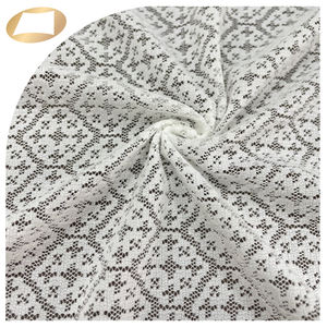 ซีทรูเพชรตาข่ายไนล่อนสแปนเด็กซ์ลูกไม้ผ้าคลุมหน้าผ้า - Product Image 4