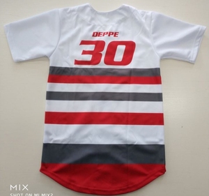 Wholesale High Quality Custom <b>Baseball</b> Jersey Heat-Transfer Printed Sports Jersey Wholesale OEM Service <b>Sets</b> Also Available - Product Image 2